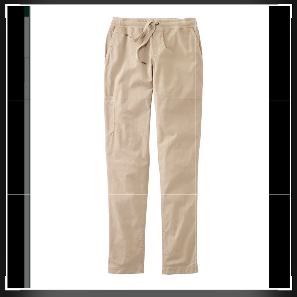 NWT L.L. Bean Women's Stretch Ripstop Pull-On Pants